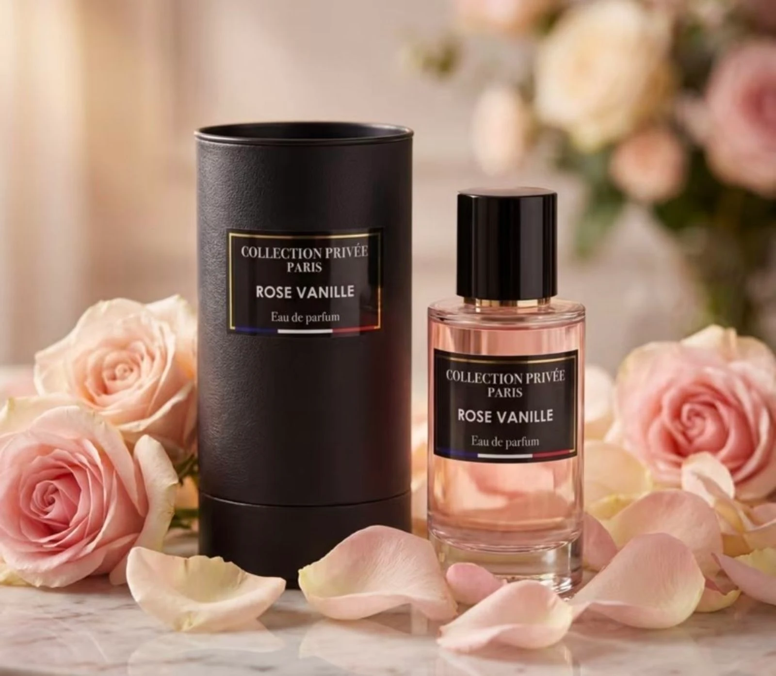 Eau de parfum Collection Privée Paris – Rose Vanille